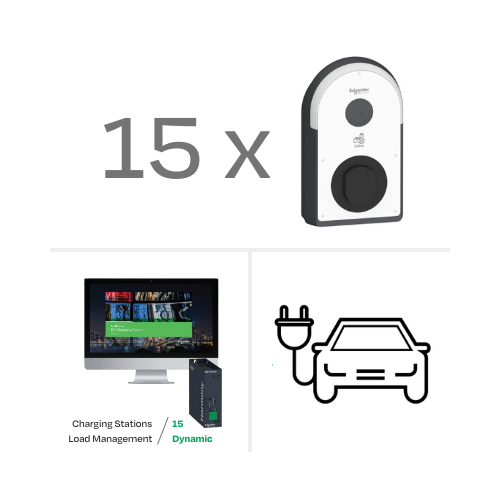 15 Station - EVLink Pro 22kW AC Charger + DLMS Package